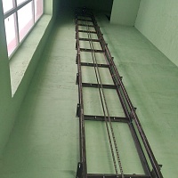 Мачтовый грузовой подъемник (цепной), 300 кг